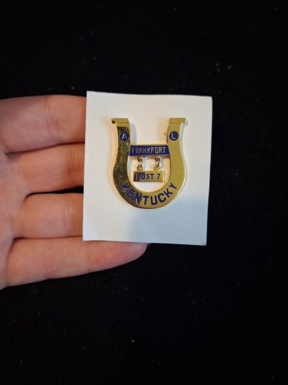 Frankfort Kentucky Post 7 brooch